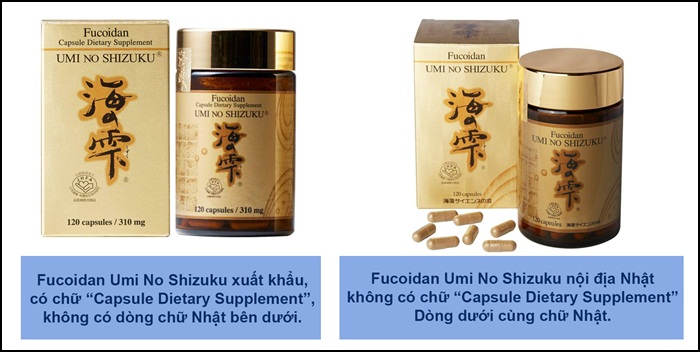 Vì sao nên mua Fucoidan Umi No Shizuku Nhật Bản