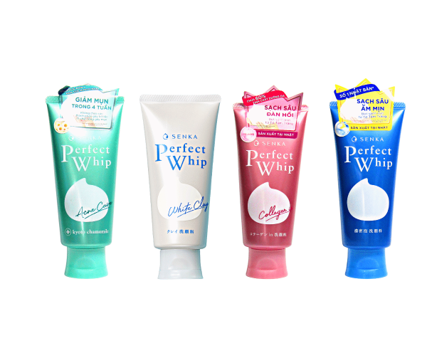 sữa rửa mặt Perfect Whip Senka - Shiseido