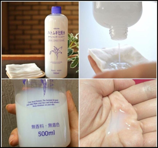 Vì sao nên mua nước hoa hồng hạt ý dĩ Naturie Hatomugi Skin Conditioner