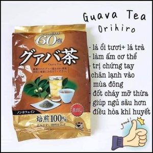 Vì sao nên mua trà ổi Orihiro Nhật Bản cải thiện sức khỏe 60 gói