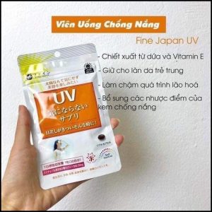 Vì sao nên mua viên uống chống nắng UV Fine Nhật Bản 30 viên