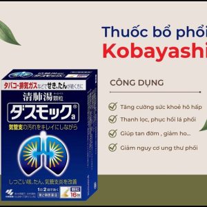 Vì sao nên mua bột uống bổ phổi Kobayashi 16 gói Nhật Bản