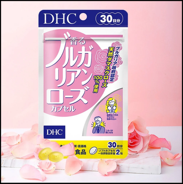 Hình ảnh viên uống hoa hồng, thơm cơ thể DHC set 20 ngày - 40 viên của Nhật Bản