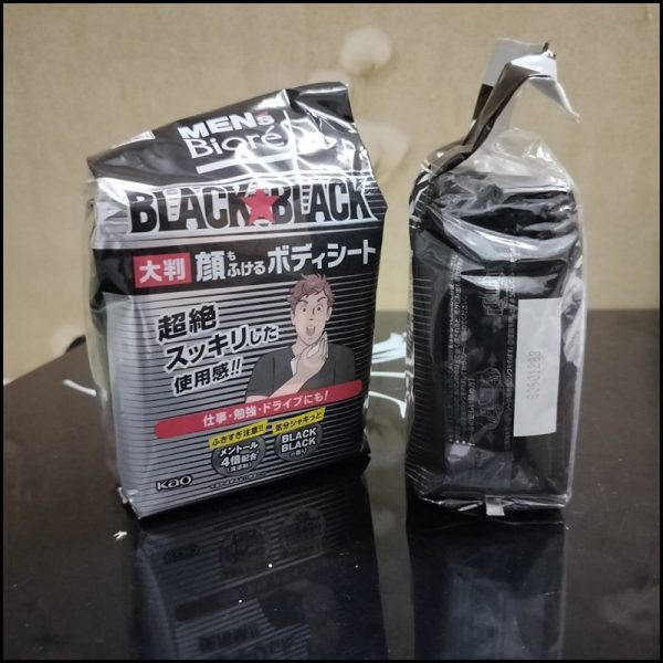 Shop xách tay 24h chuyên bán khăn giấy ướt Men's Biore Black & Black Nhật Bản Chính Hãng