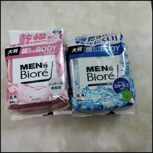 Hình ảnh khăn giấy ướt Men's Biore Nhật Bản chính hãng