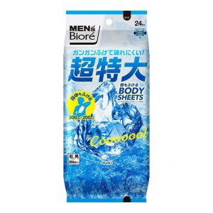 Khăn giấy ướt Men's Biore Body Sheet Cool Nhật Bản