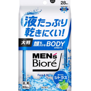 Khăn giấy ướt Men's Biore Body Sheet Nhật Bản